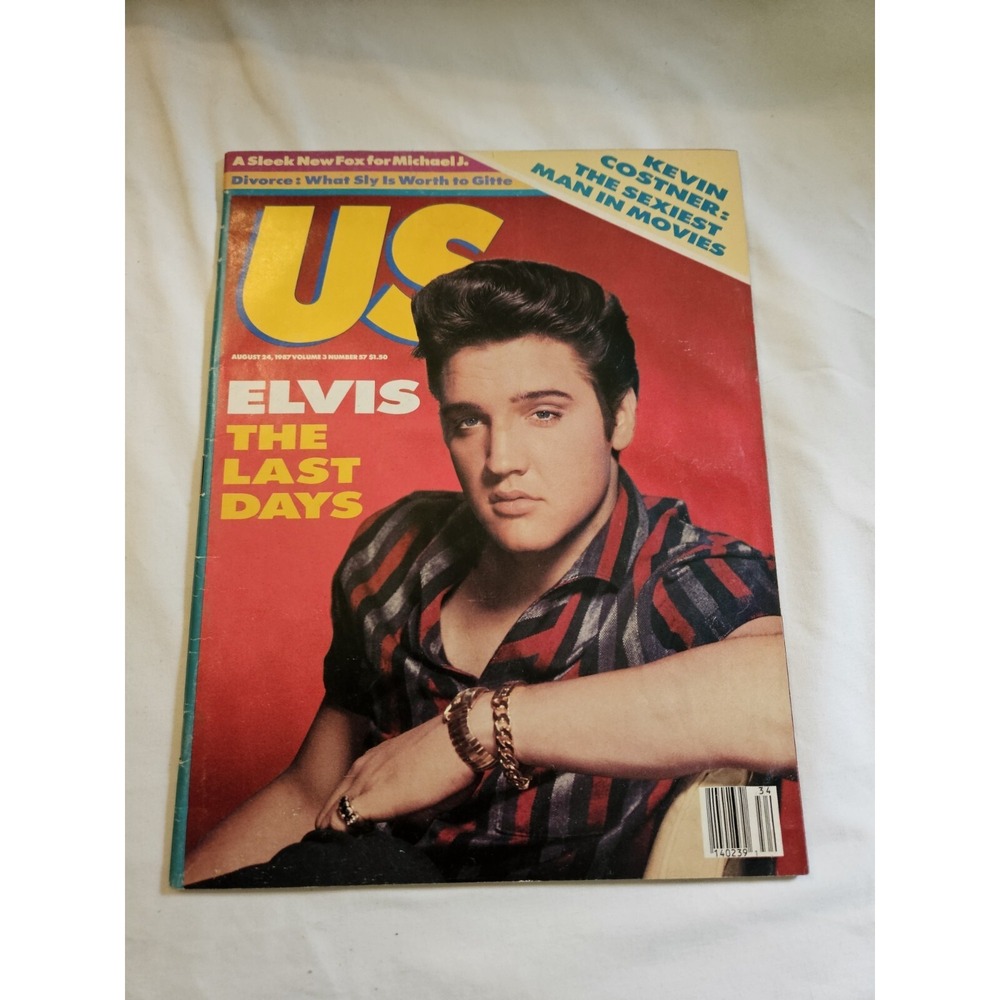ELVIS PRESLEY- US MAGAZINE -AUGUST 1987 - 10 YEAR ANNIVERSARY - THE LAST DAYS